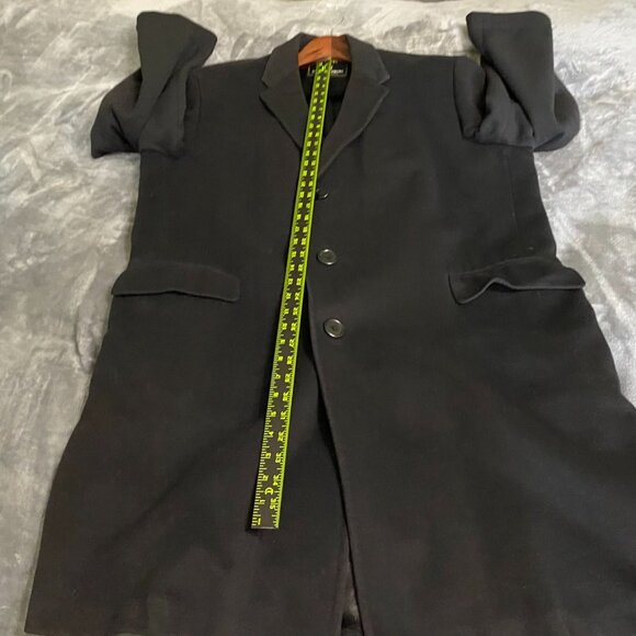 Hart Schaffner & Marx Silver Trumpeter Mens Overcoat 48 100% Cashmere 3-Button - Picture 8 of 15